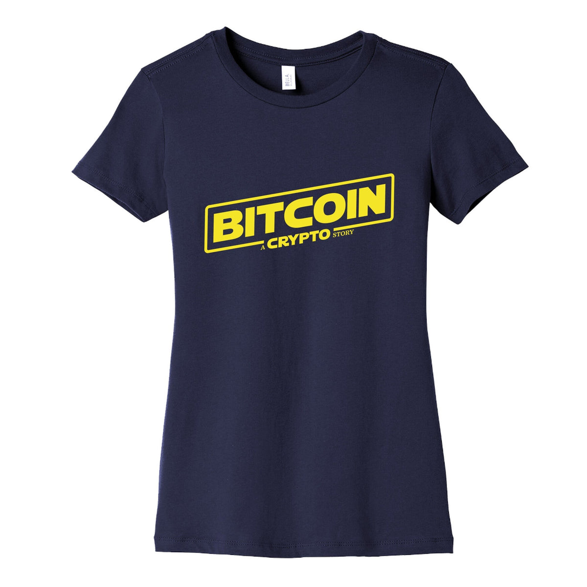 Bitcoin Crypto Womens Cotton Tee Unisex