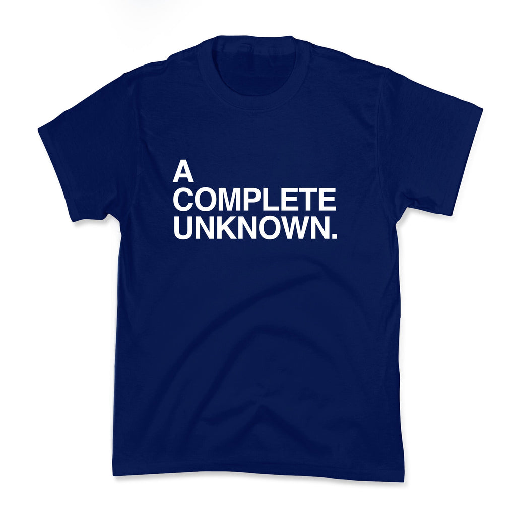 A Complete Unknown Kids Tee Unisex