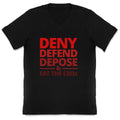 Deny Defend Depose Eat the CEOs V-Neck Unisex