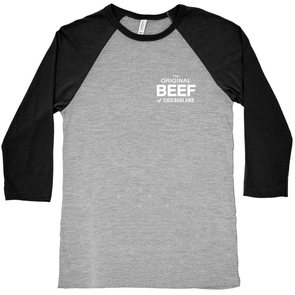 The Original Beef of Chicagoland Baseball Tee Unisex
