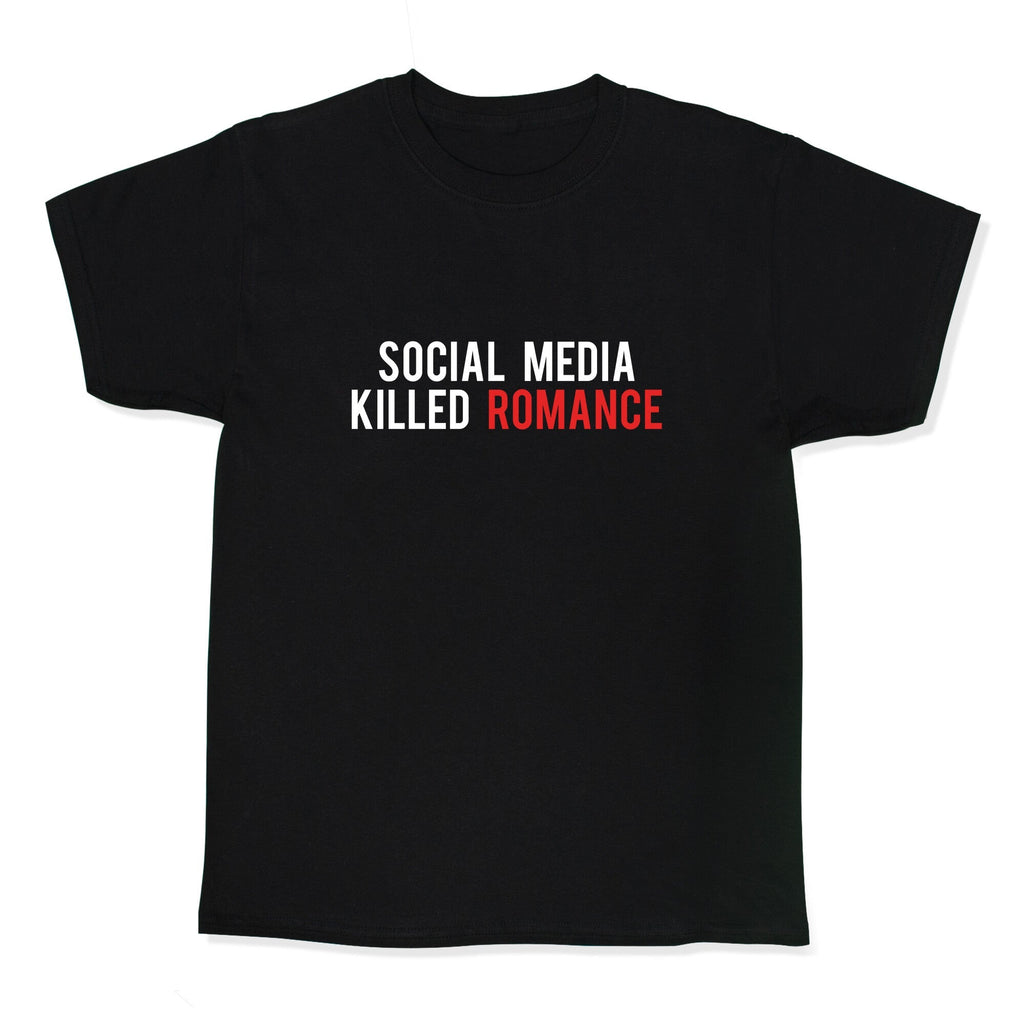 Social Media Killed Romance Kids Tee Unisex