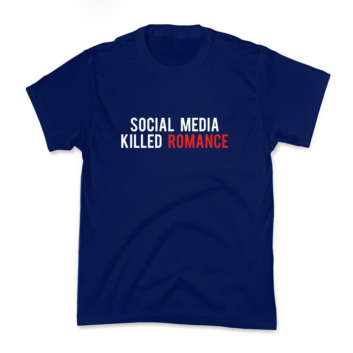 Social Media Killed Romance Kids Tee Unisex