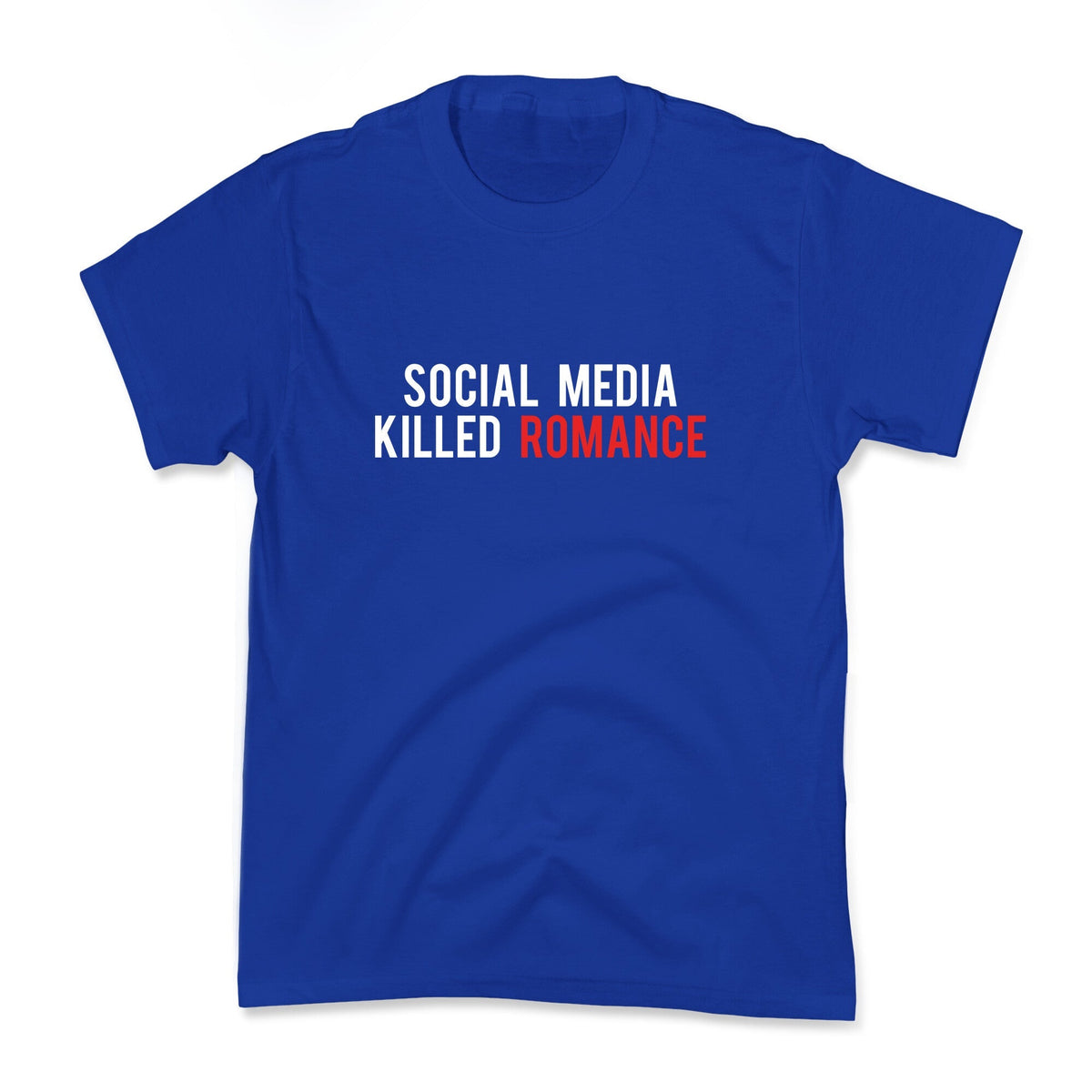 Social Media Killed Romance Kids Tee Unisex