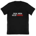 Social Media Killed Romance V-Neck Unisex