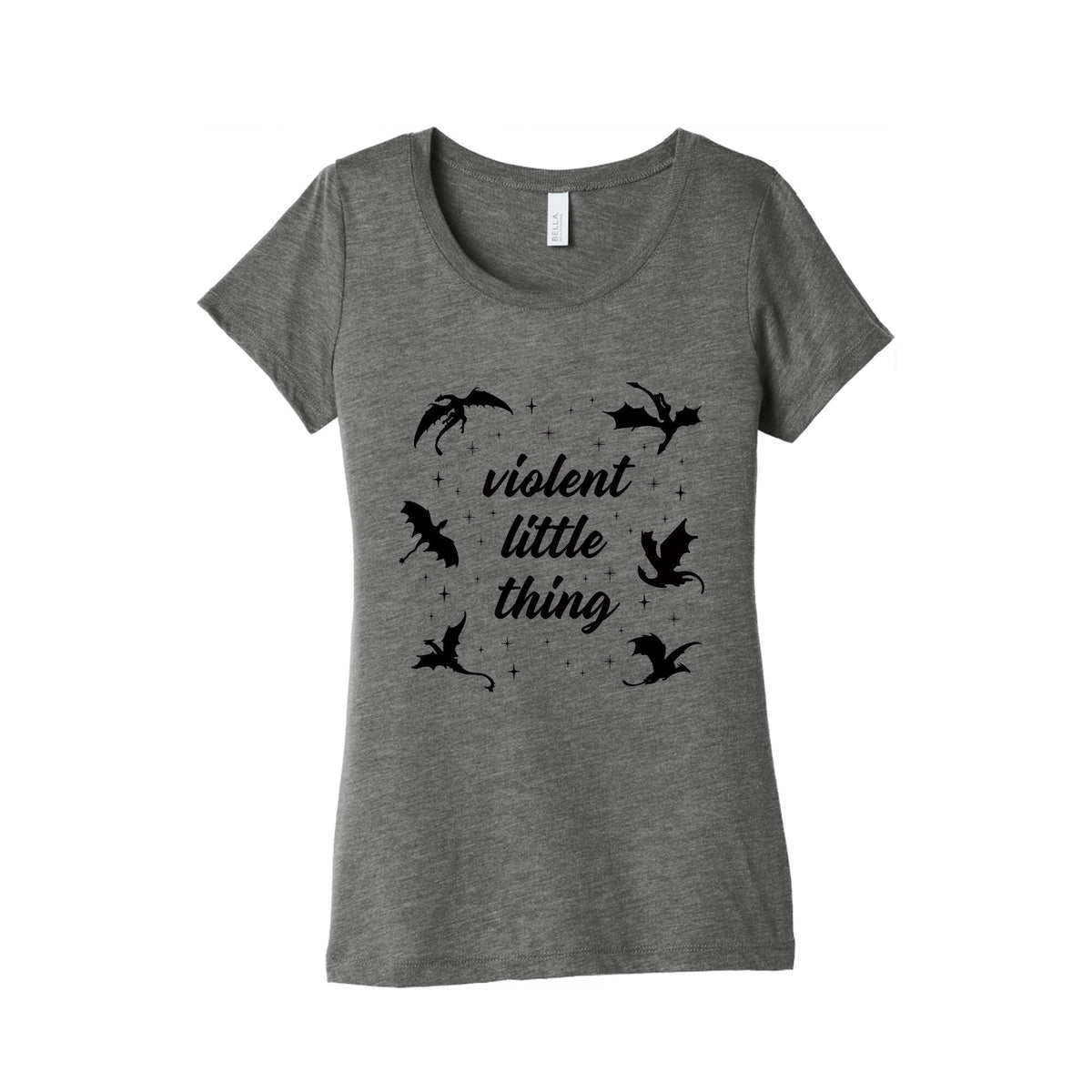 Fourth Wing Violent Little Thing Womens Triblend Tee Unisex