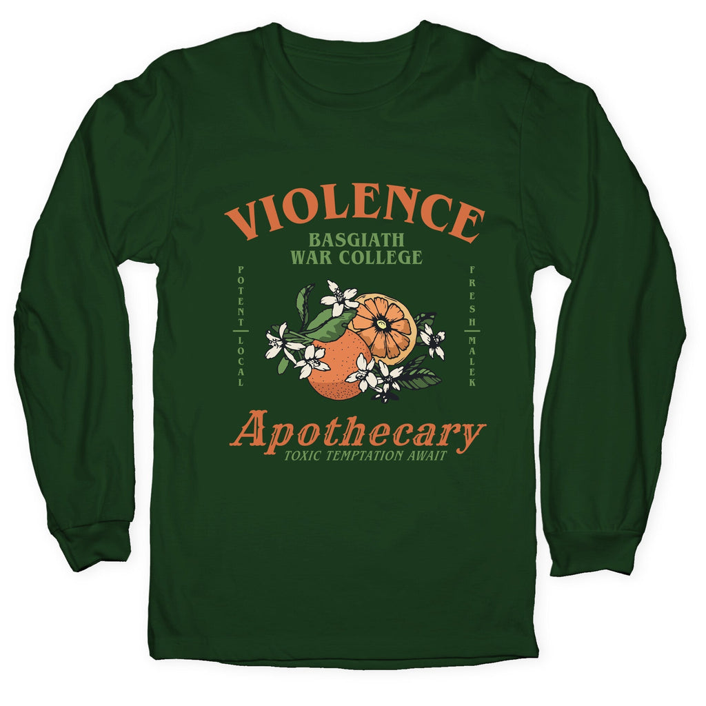 Fourth Wing Violence Apothecary Longsleeve Tee Unisex