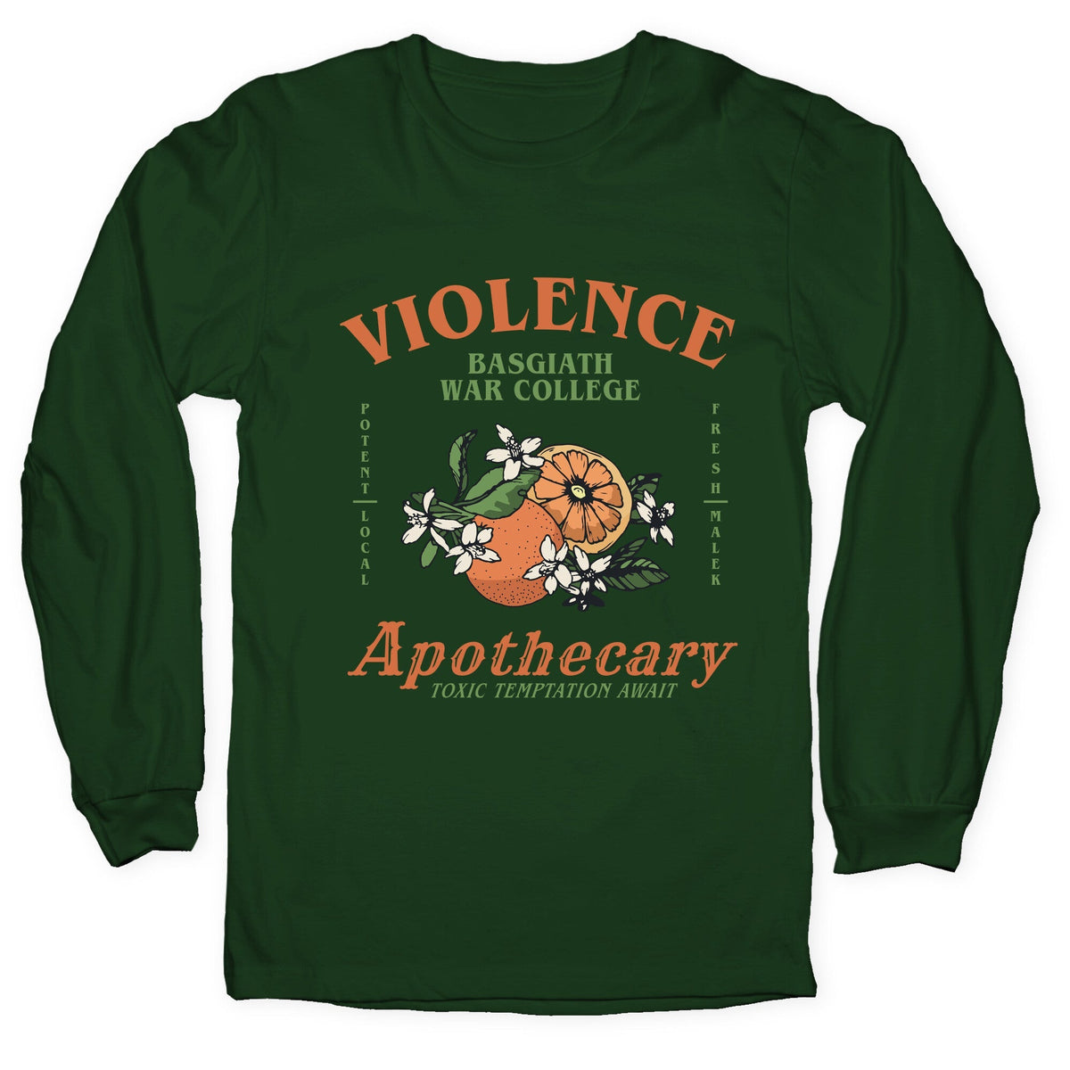 Fourth Wing Violence Apothecary Longsleeve Tee Unisex