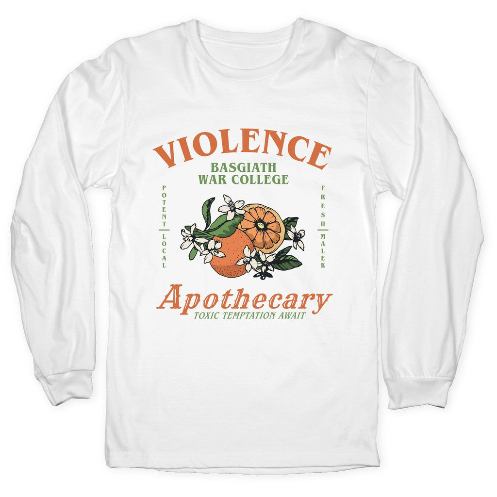 Fourth Wing Violence Apothecary Longsleeve Tee Unisex