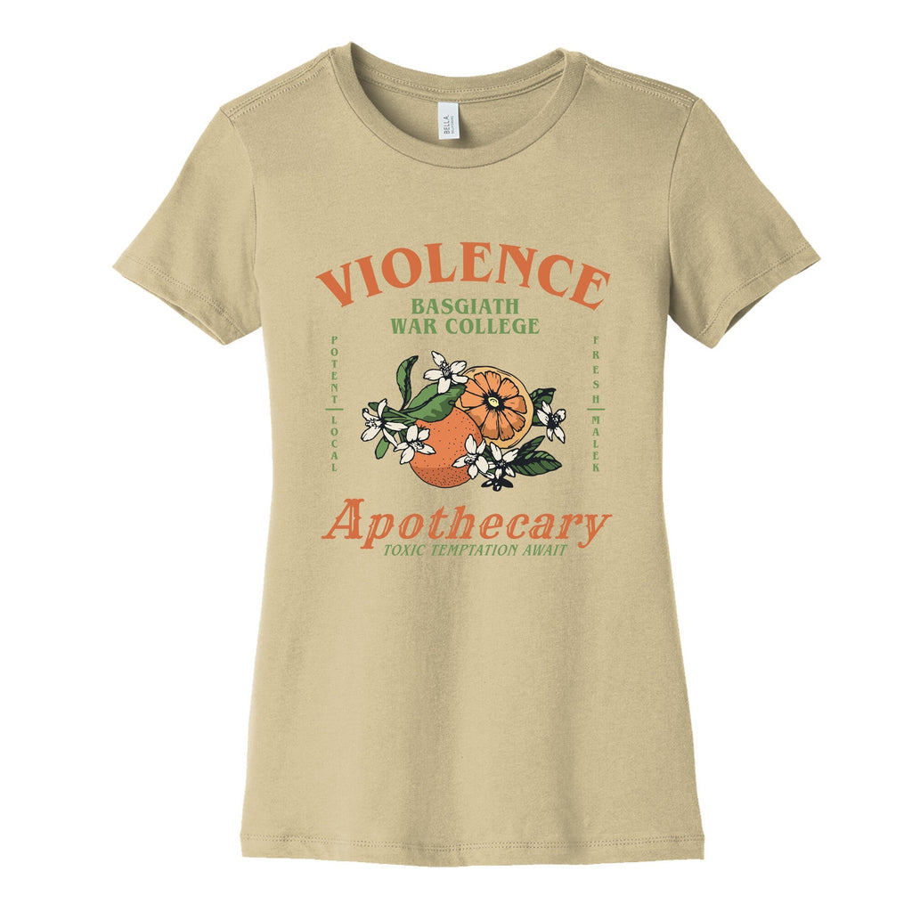 Fourth Wing Violence Apothecary Womens Cotton Tee Unisex