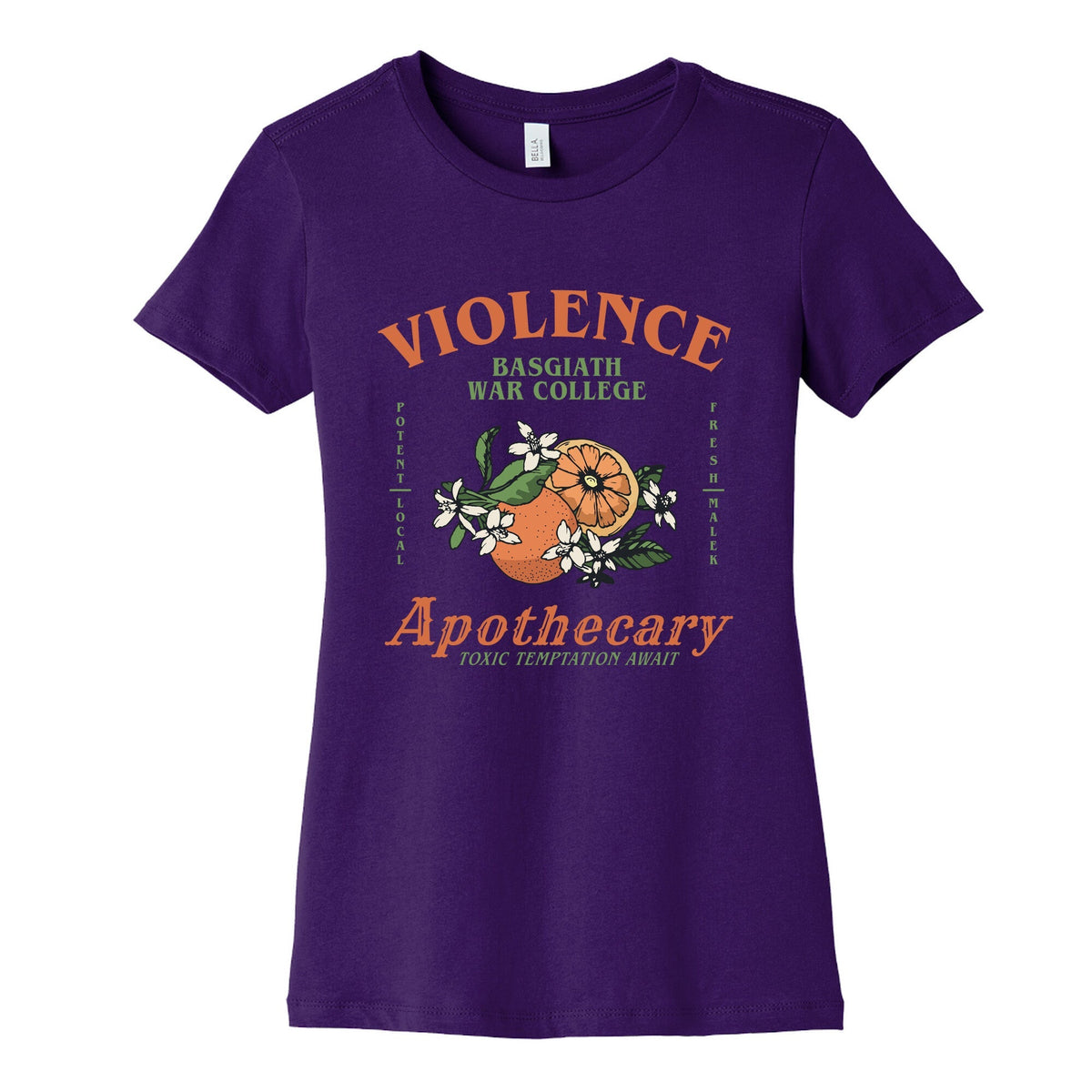 Fourth Wing Violence Apothecary Womens Cotton Tee Unisex