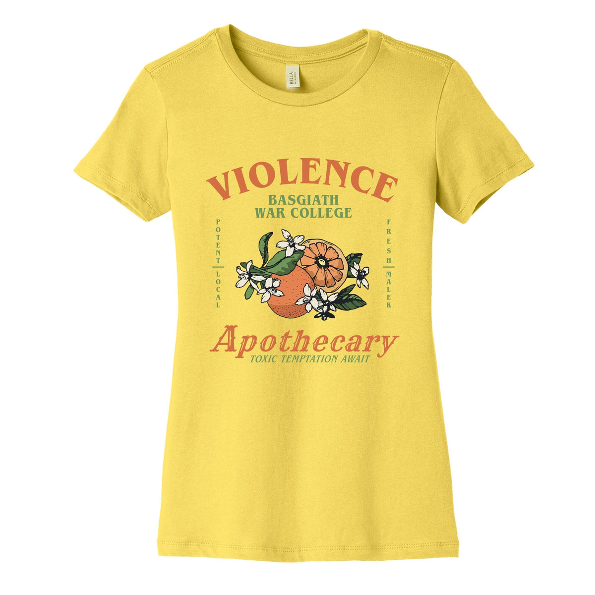 Fourth Wing Violence Apothecary Womens Cotton Tee Unisex