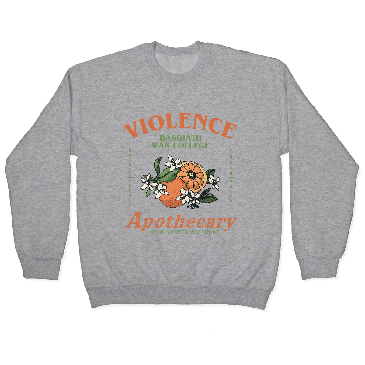 Fourth Wing Violence Apothecary Crewneck Unisex