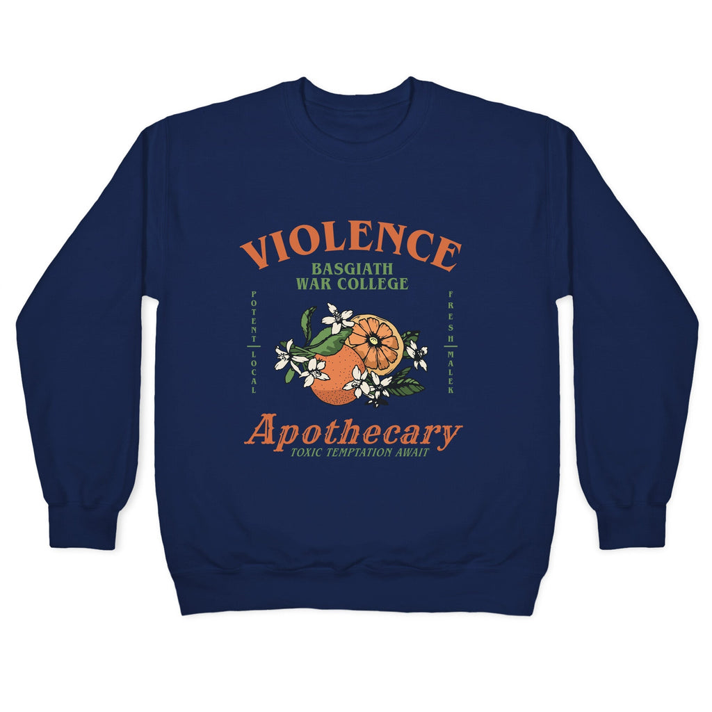 Fourth Wing Violence Apothecary Crewneck Unisex
