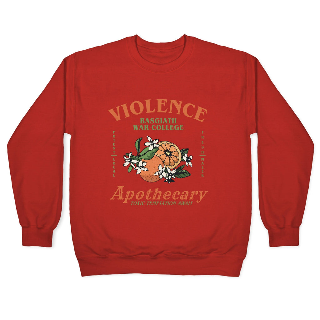 Fourth Wing Violence Apothecary Crewneck Unisex