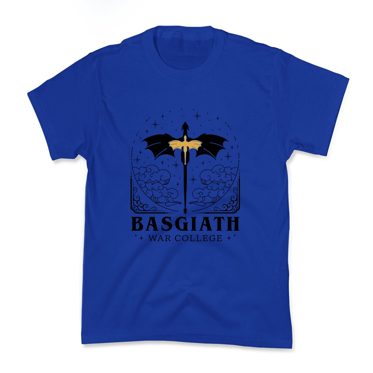 Fourth Wing Basgiath War College Kids Tee Unisex