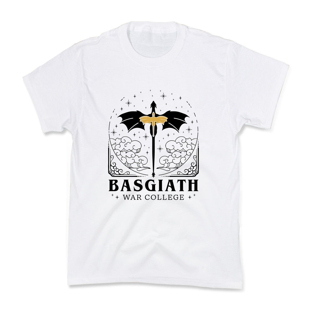 Fourth Wing Basgiath War College Kids Tee Unisex