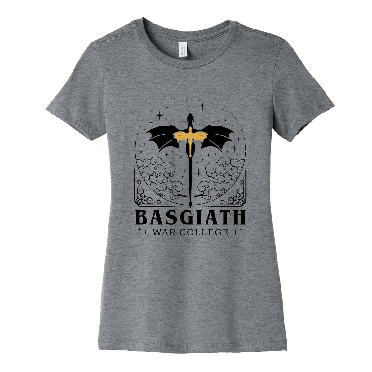 Fourth Wing Basgiath War College Womens Cotton Tee Unisex