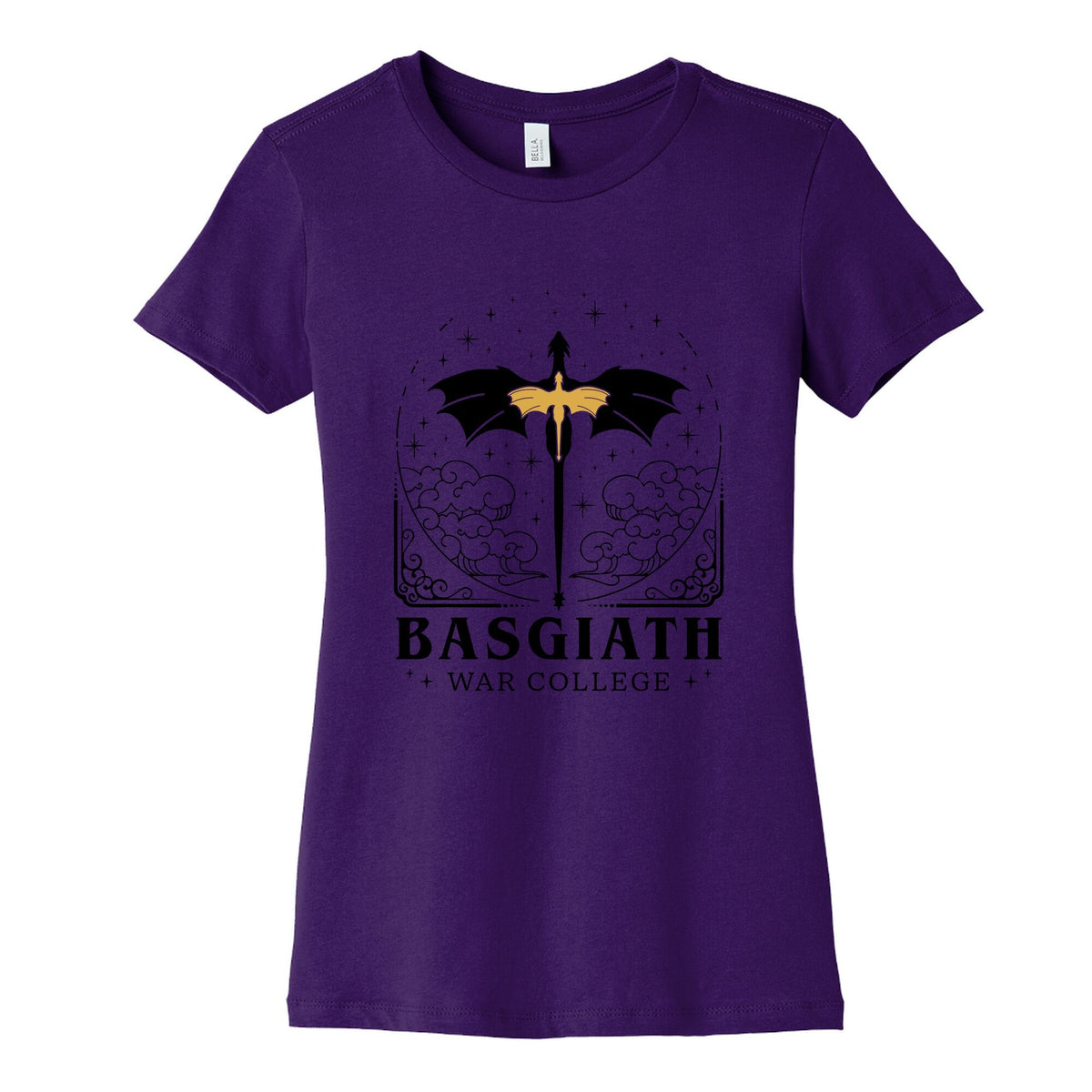 Fourth Wing Basgiath War College Womens Cotton Tee Unisex