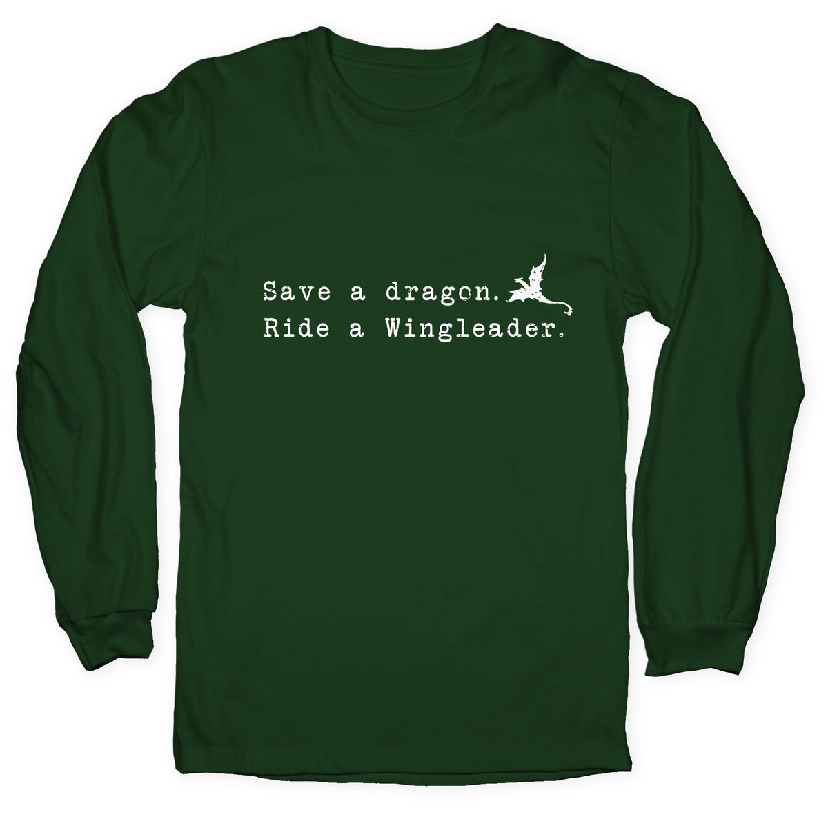 Fourth Wing Save a Dragon Longsleeve Tee Unisex