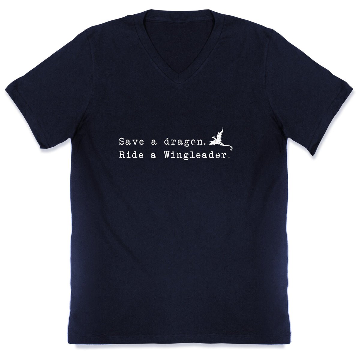 Fourth Wing Save a Dragon V-Neck Unisex