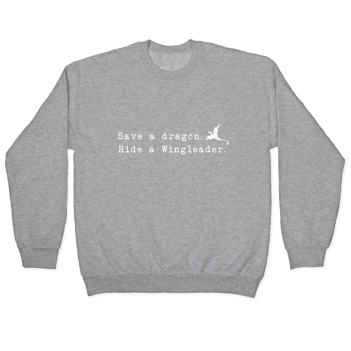 Fourth Wing Save a Dragon Crewneck Unisex