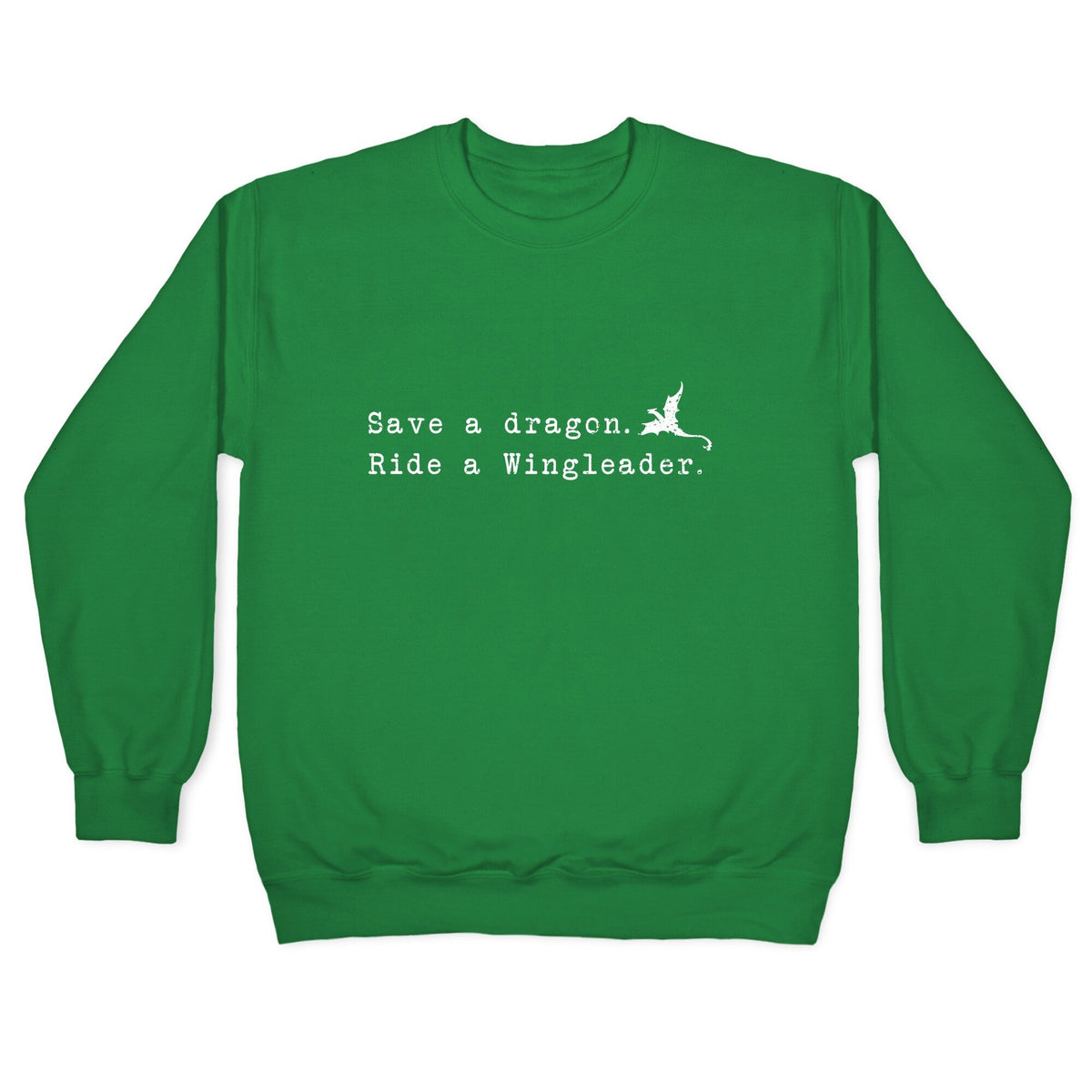 Fourth Wing Save a Dragon Crewneck Unisex