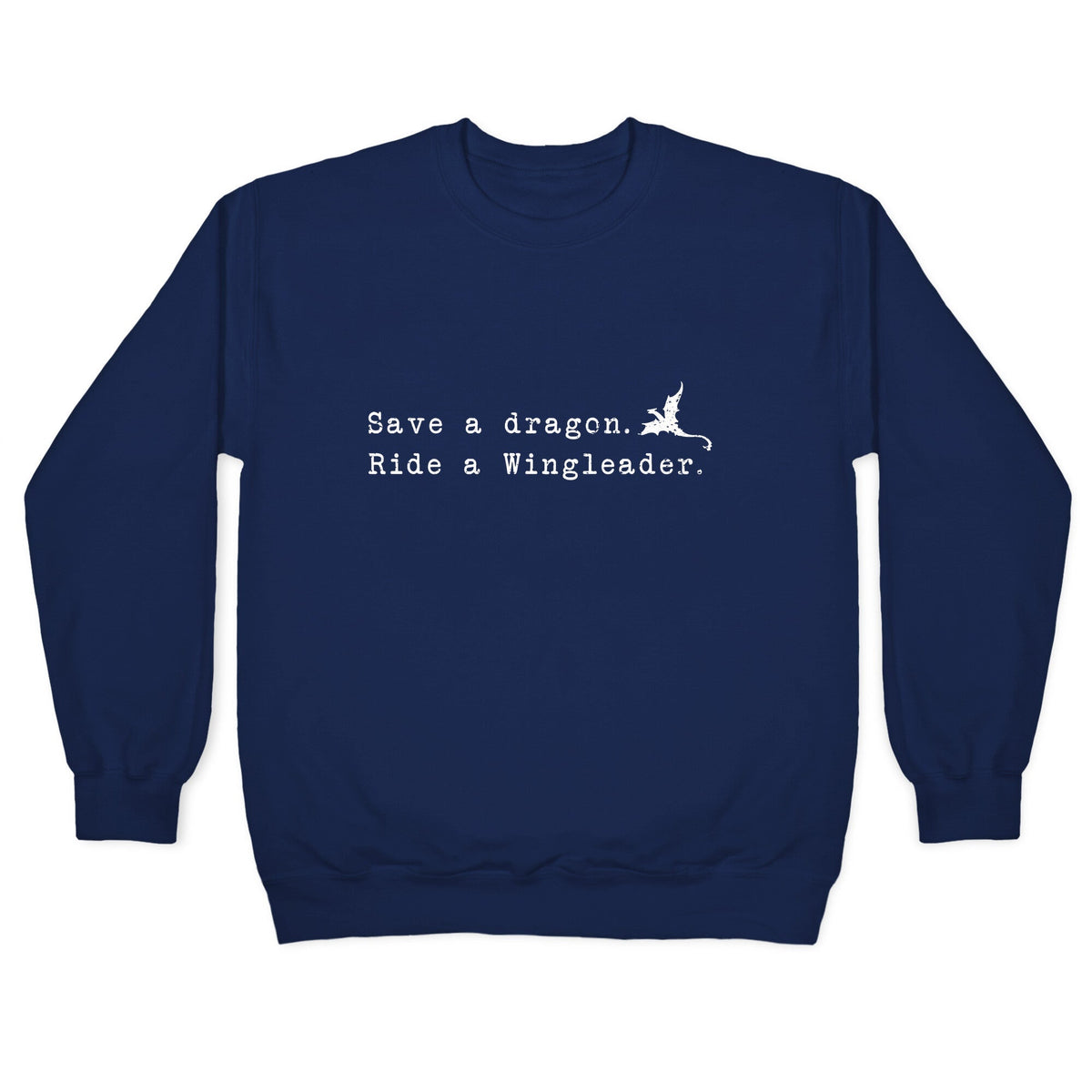 Fourth Wing Save a Dragon Crewneck Unisex