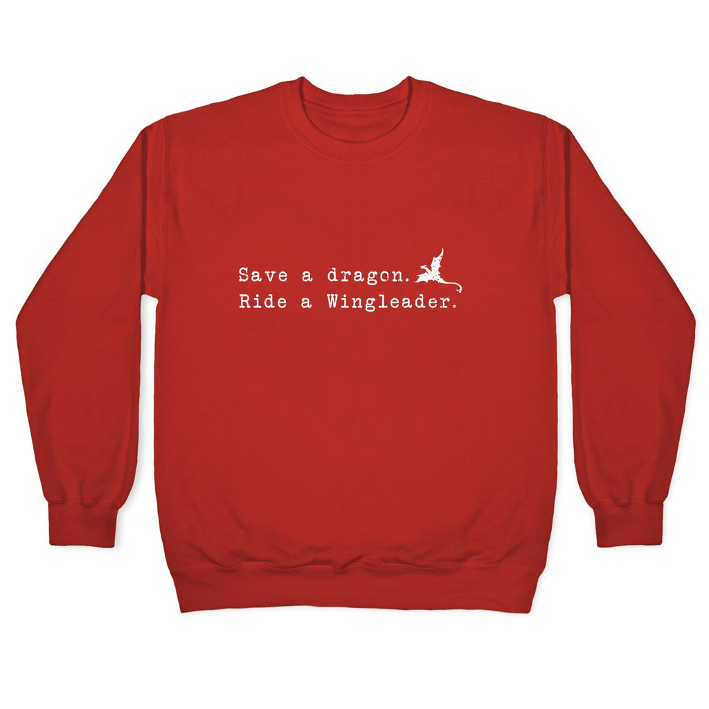 Fourth Wing Save a Dragon Crewneck Unisex