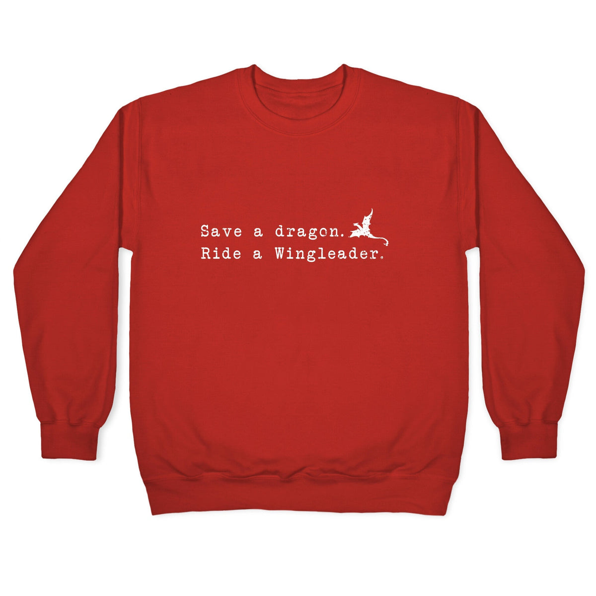 Fourth Wing Save a Dragon Crewneck Unisex