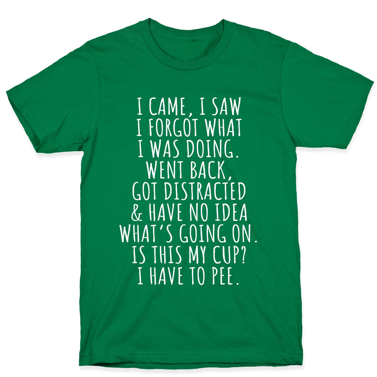 I Came I Saw I Forgot What I Was Doing Unisex