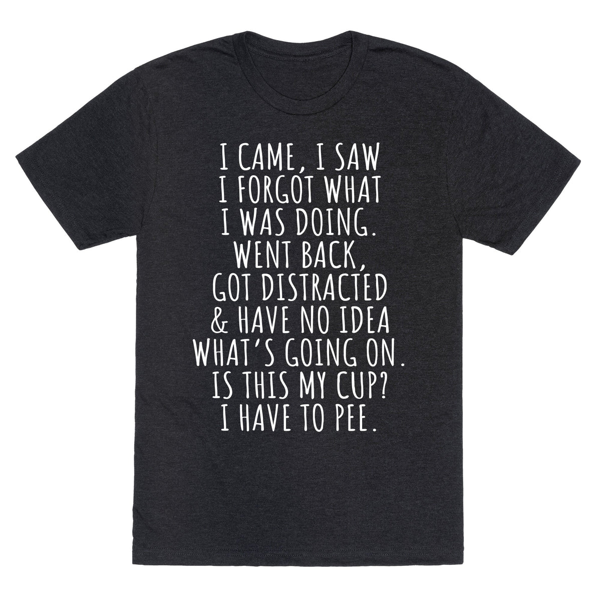 I Came I Saw I Forgot What I Was Doing Unisex Triblend Tee Unisex