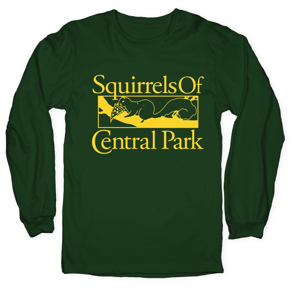 Squirrels of Central Park Longsleeve Tee Unisex