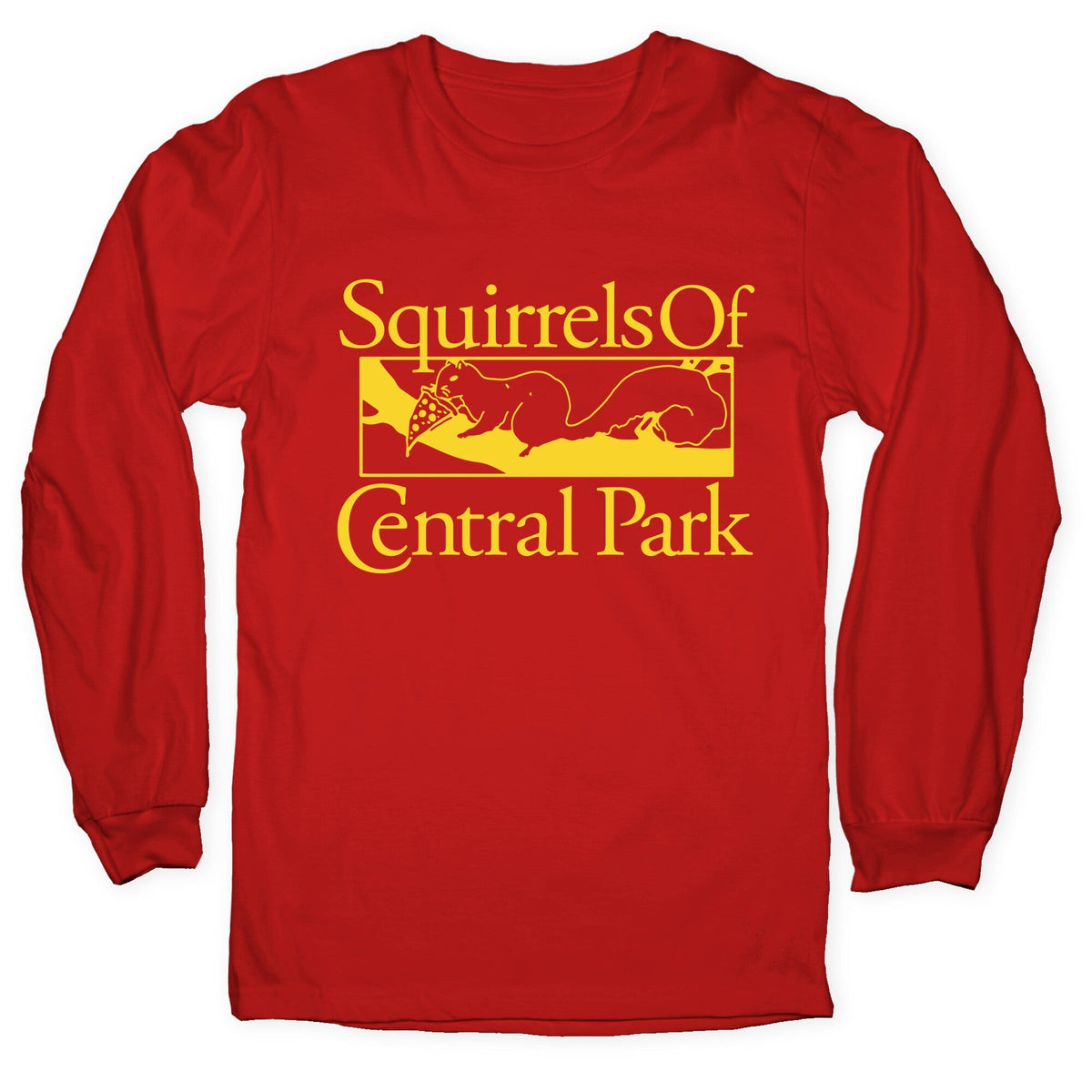 Squirrels of Central Park Longsleeve Tee Unisex
