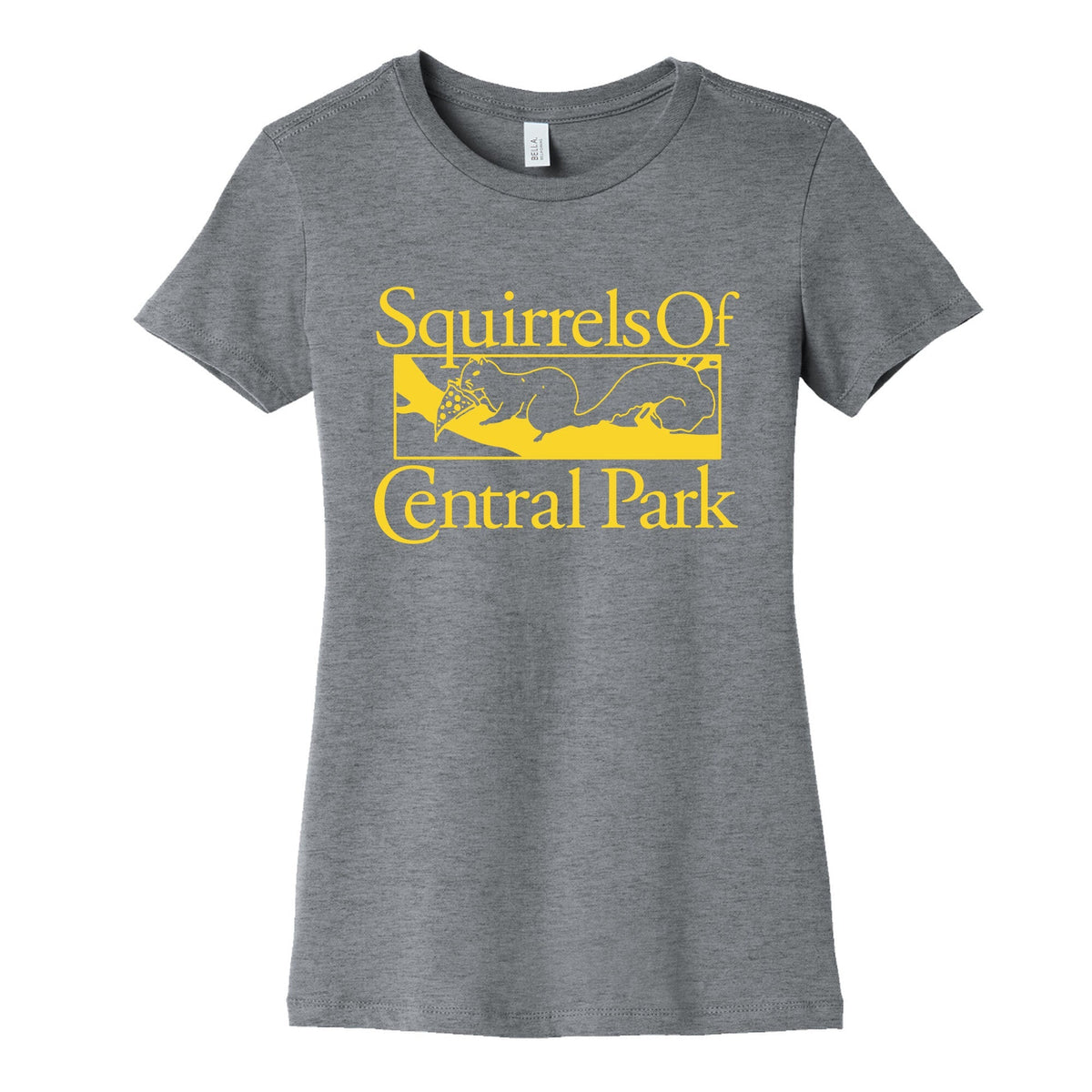 Squirrels of Central Park Womens Cotton Tee Unisex