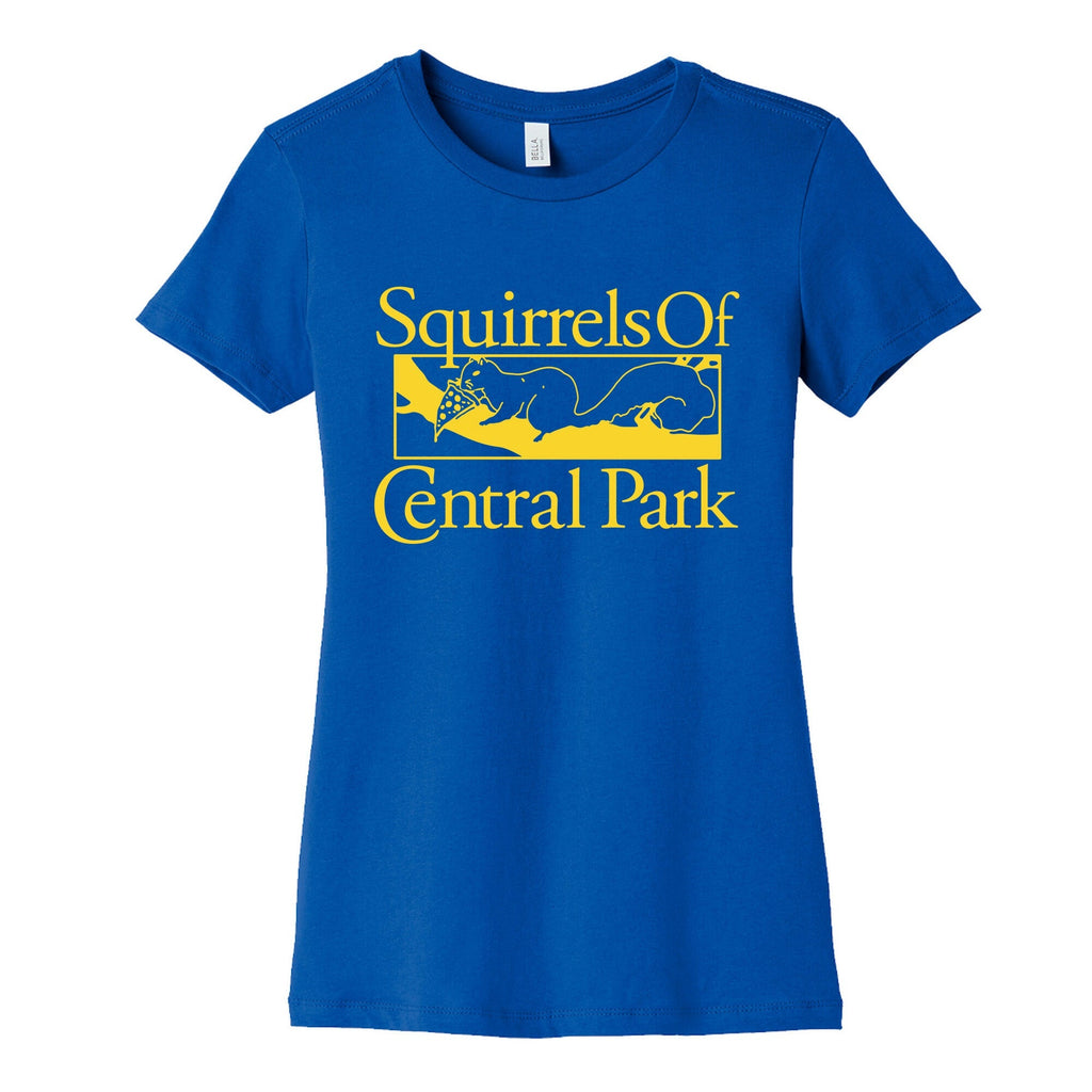 Squirrels of Central Park Womens Cotton Tee Unisex