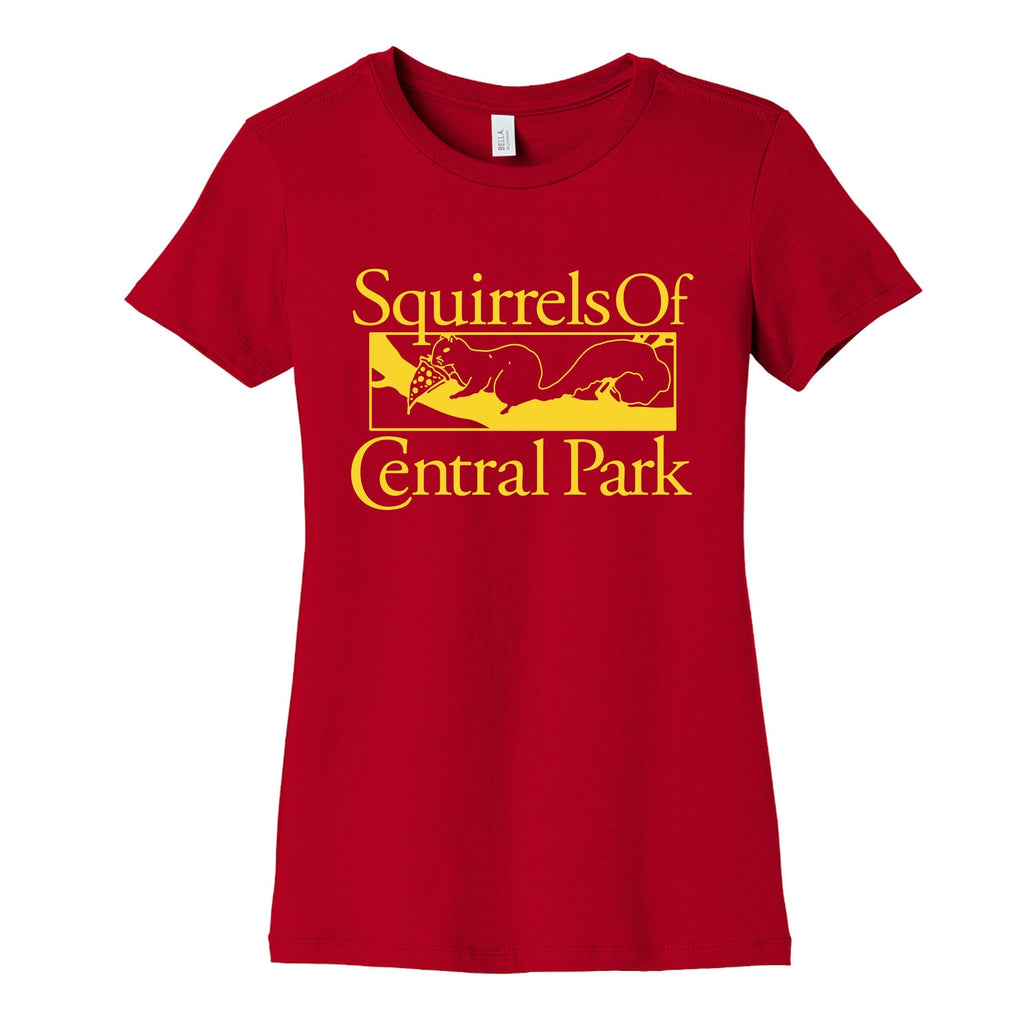 Squirrels of Central Park Womens Cotton Tee Unisex