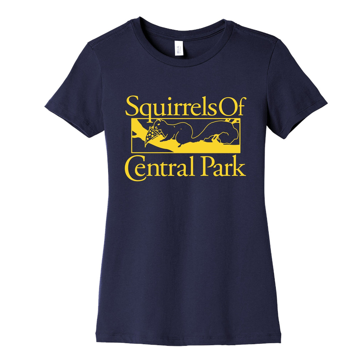 Squirrels of Central Park Womens Cotton Tee Unisex