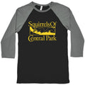 Squirrels of Central Park Baseball Tee Unisex