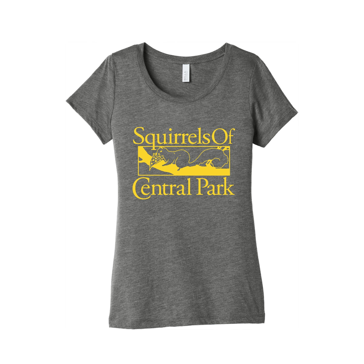 Squirrels of Central Park Womens Triblend Tee Unisex