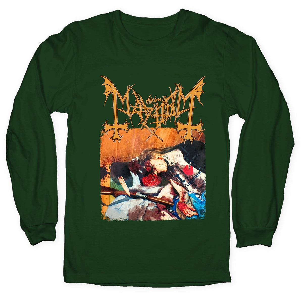 Mayhem Band Album Cover Longsleeve Tee Unisex