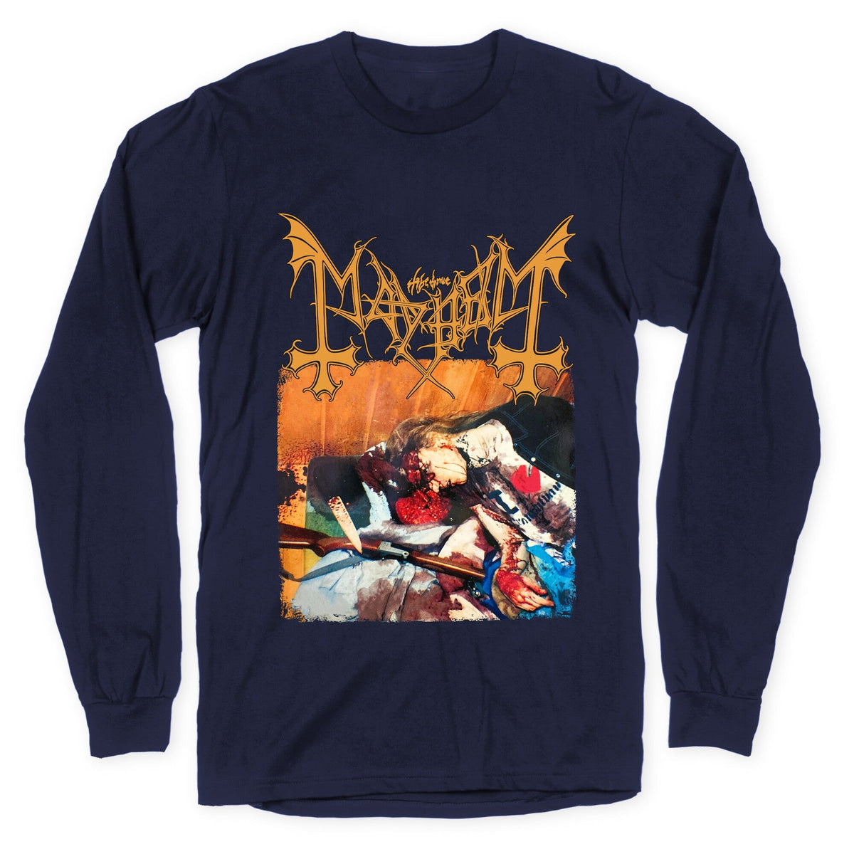 Mayhem Band Album Cover Longsleeve Tee Unisex