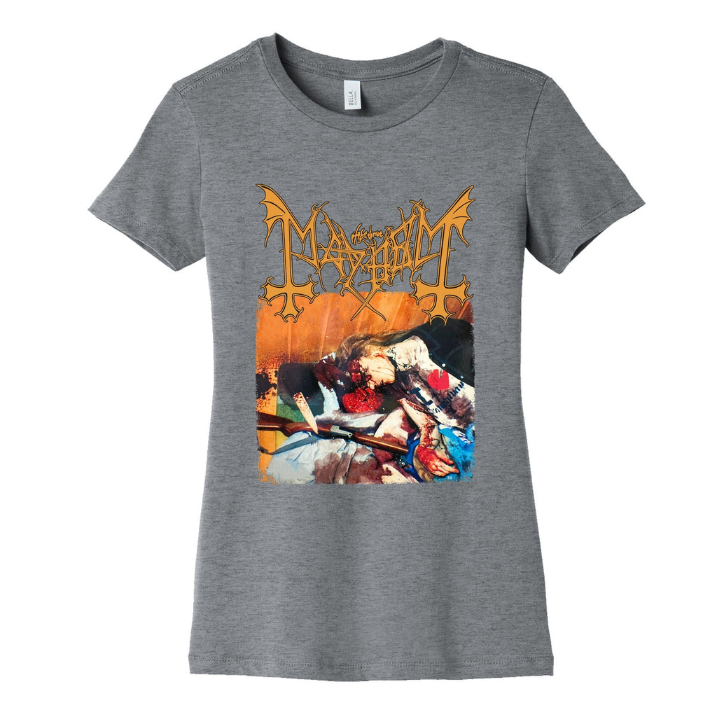 Mayhem Band Album Cover Womens Cotton Tee Unisex