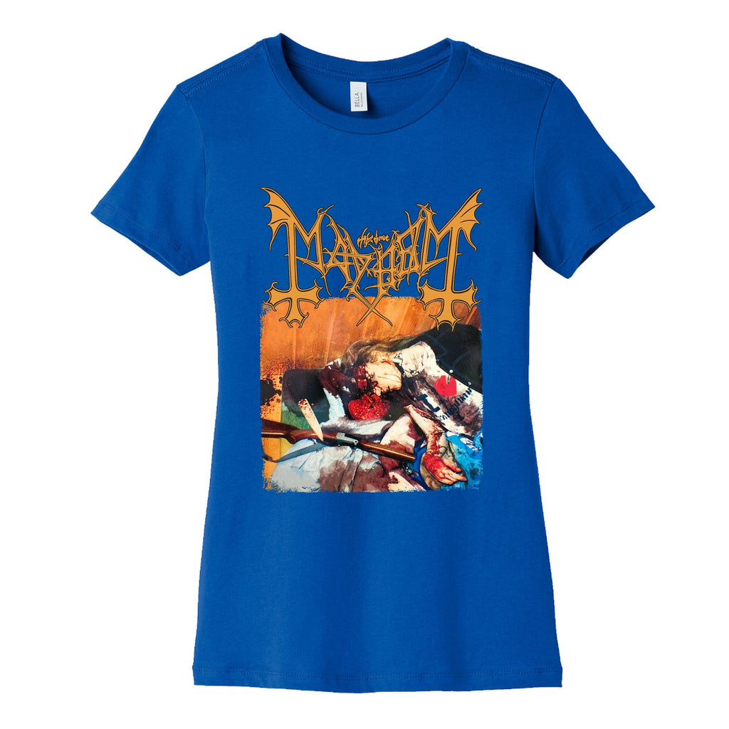 Mayhem Band Album Cover Womens Cotton Tee Unisex