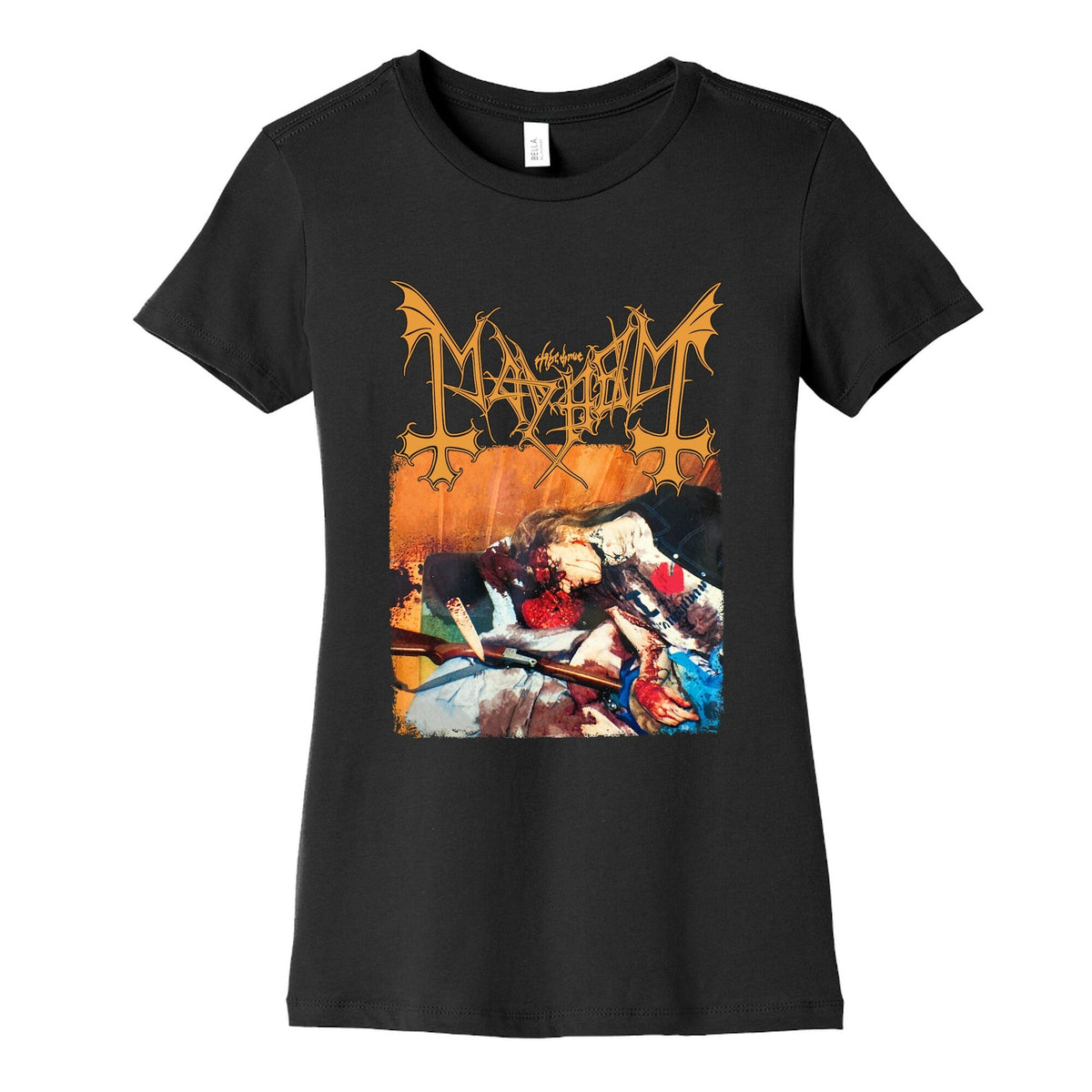 Mayhem Band Album Cover Womens Cotton Tee Unisex