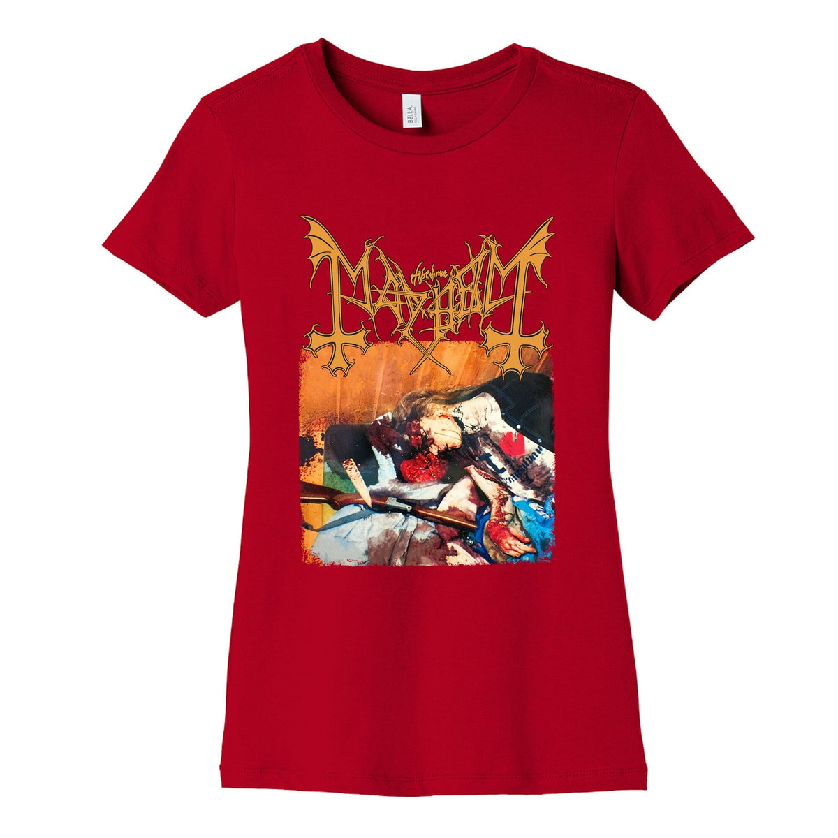 Mayhem Band Album Cover Womens Cotton Tee Unisex