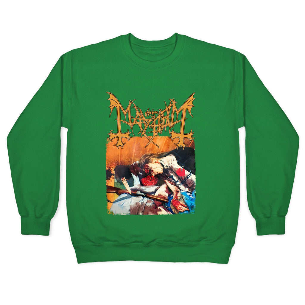 Mayhem Band Album Cover Crewneck Unisex