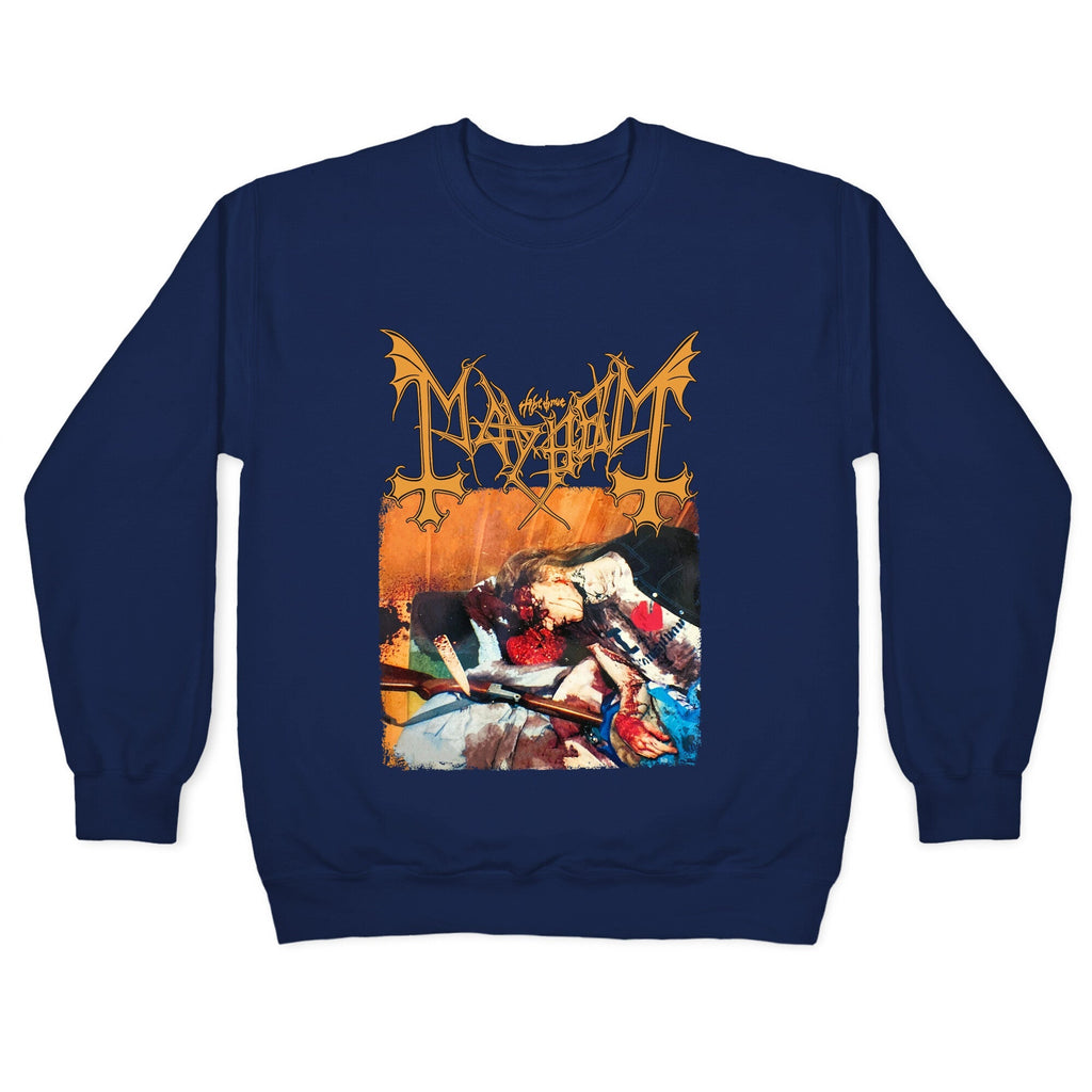 Mayhem Band Album Cover Crewneck Unisex