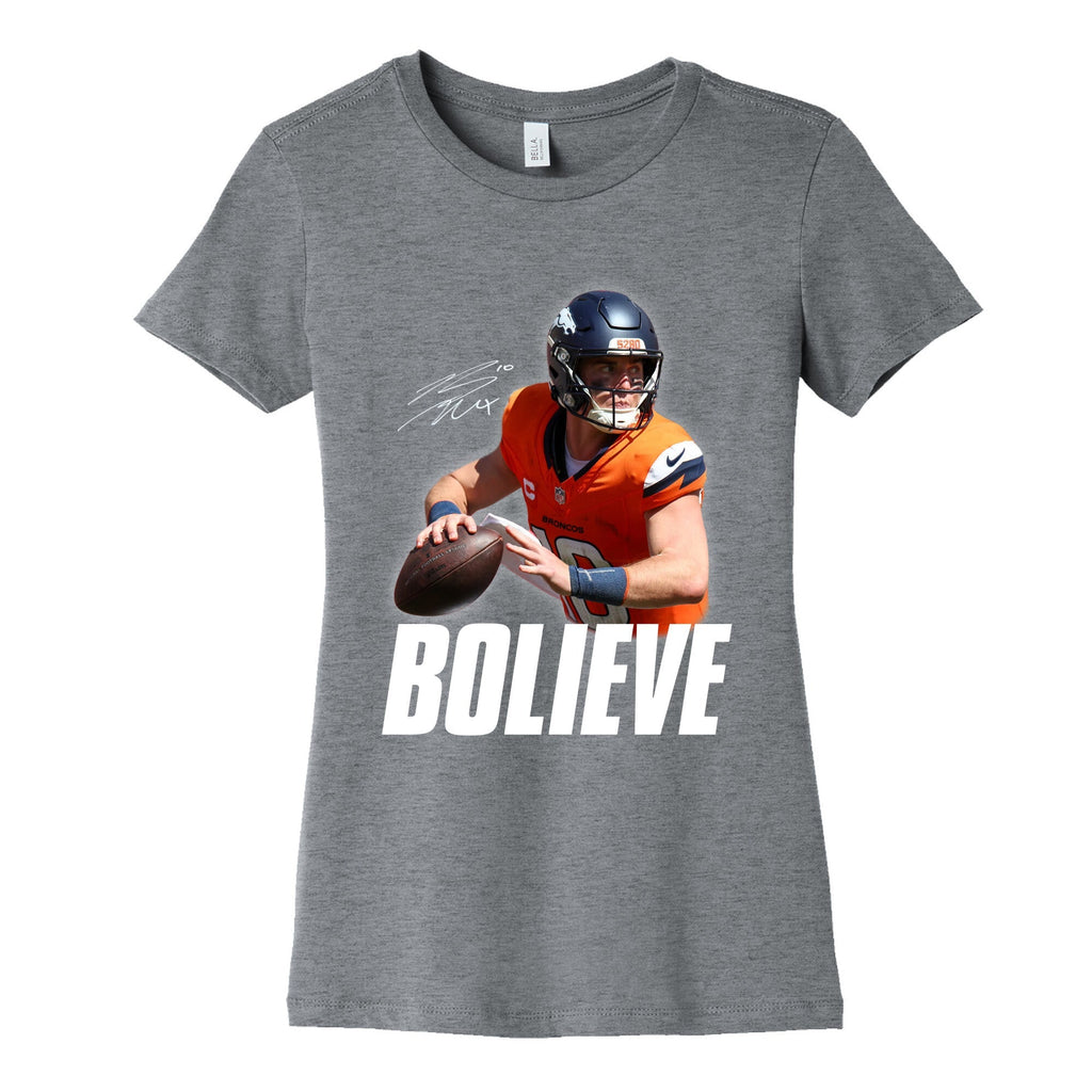 Bolieve Bo Nix Womens Cotton Tee Unisex