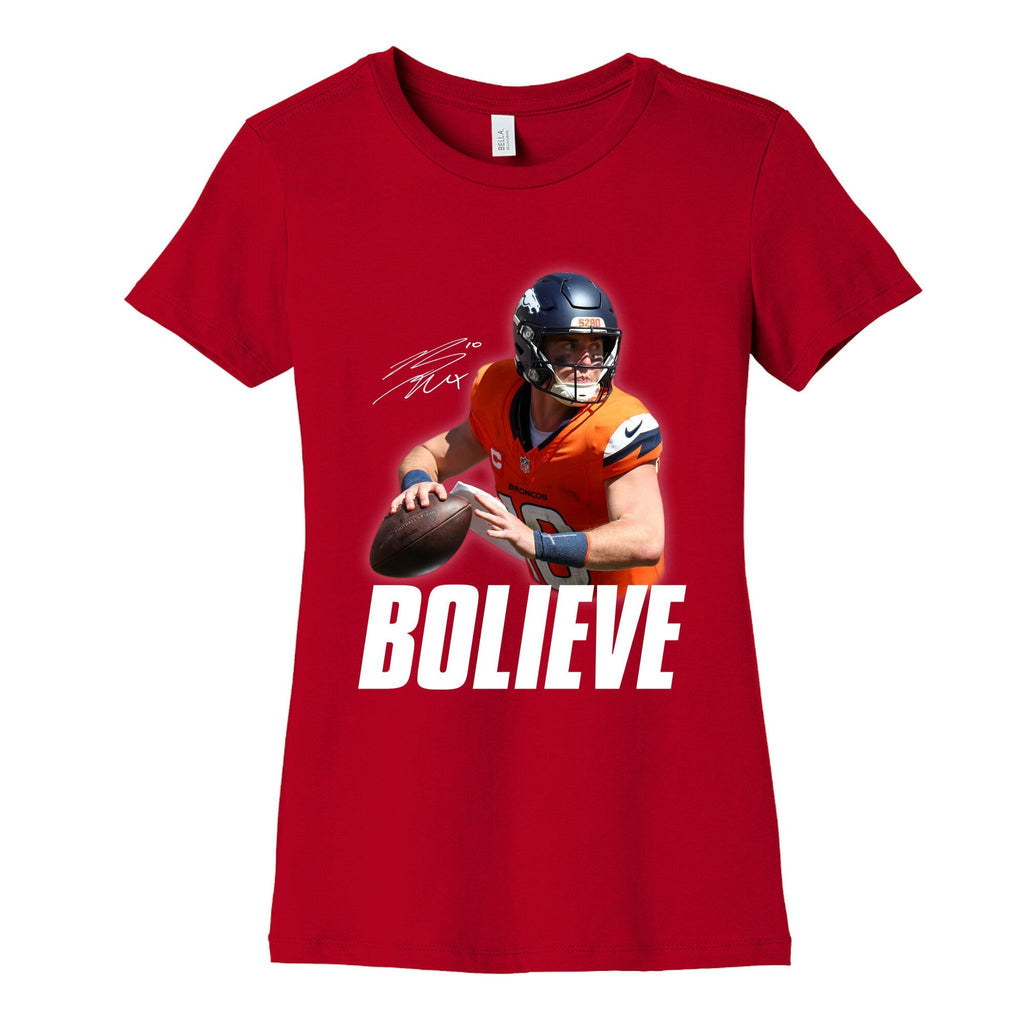 Bolieve Bo Nix Womens Cotton Tee Unisex