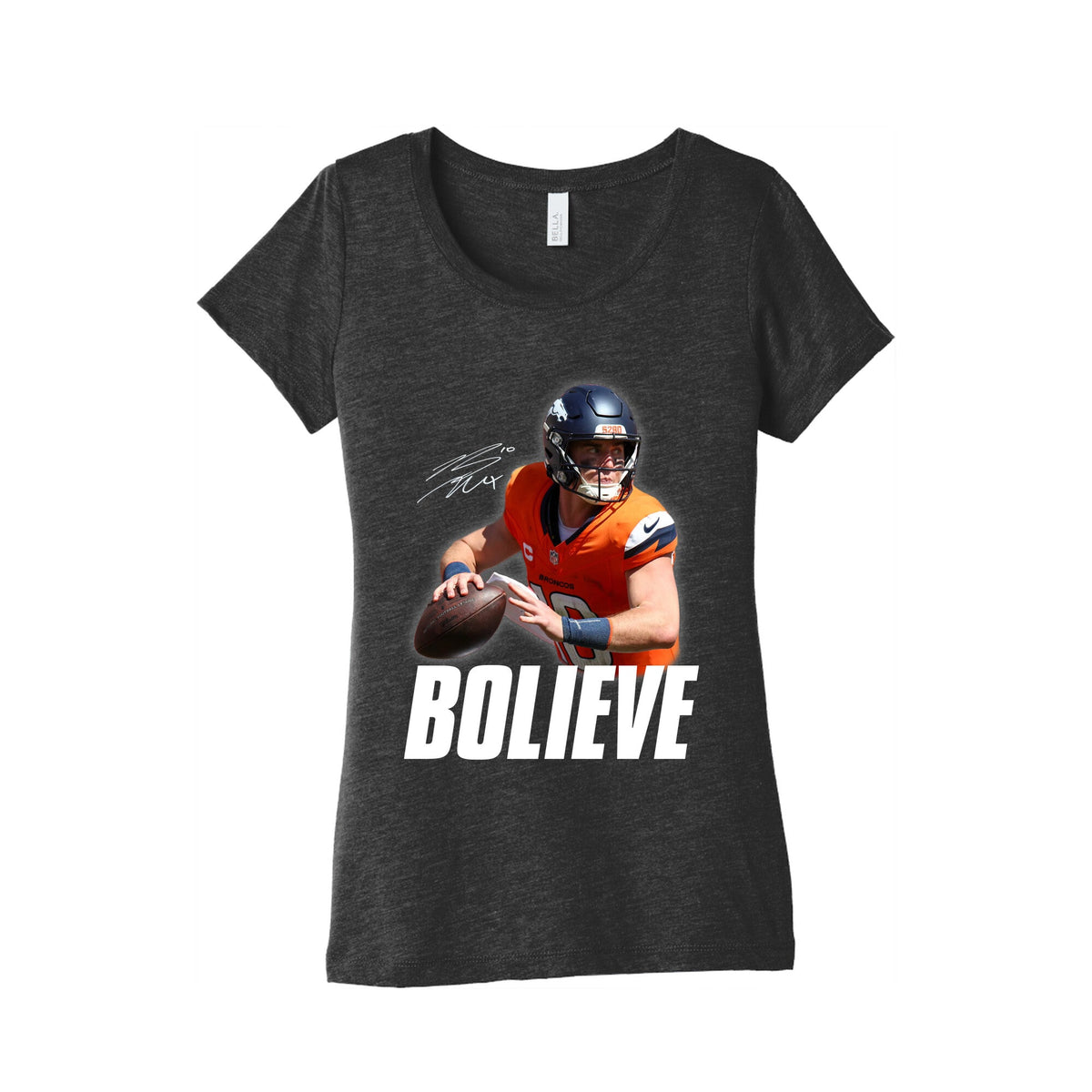 Bolieve Bo Nix Womens Triblend Tee Unisex